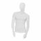 Adam U Shape Neckline Men's Vest, 1 Pack, White, U-9999
