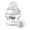 Tommee Tippee Bundle, 0m+ New Born Feeding Bottle 150ml + Soother - 422636/38