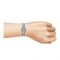 Omax Women's Chrome Round Dial With Bracelet Analog Watch, HBC268P007