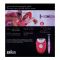 Braun Silk Epil 3, Legs & Body Epilator & Bikini Trimmer, Red/White, 3420