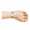 Obaku Women's Golden Square Dial & Bracelet Analog Watch, V236LXGIMG