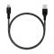 Aukey Braided Nylon USB 2.0 To Micro USB Cable, 6.6ft/2m, Black CBAM2