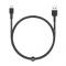 Aukey Braided Nylon iPhone Sync & Charge Cable, 3.95ft/1.2m, Black, CBBAL3