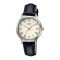 Casio Enticer Women's Cream Dial Leather Band Watch, LTP-TW100L-7A1VDF