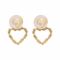 Girls Earrings, Heart, NS-078