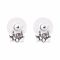 Dior Style Girls Earrings, Silver, NS-0106