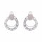 Girls Earrings, Silver, NS-0125