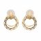 Girls Earrings, Golden, NS-0125