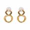 Girls Earrings, Circles, NS-0144