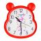 Z.A Wall Clock, Kids Wall Clock, Teddy Shaped and Red Border, CCB-802