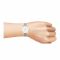 Obaku Women's White Round Dial With Yellow Case & Chrome Bracelet Analog Watch, V209LXGIMC