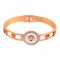 Rolex Style Girls Bracelet, Rose Gold, NS-0175