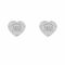 Tiffany Style Girls Locket & Earrings Set, Silver, NS-0194