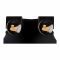 Swarovski Style Girls Locket & Earrings Set, Golden, NS-0195