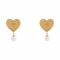 Tiffany Style Girls Locket & Earrings Set, Golden, NS-0199