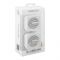 SonicEar Blue Cube USB/Bluetooth Speakers, White