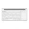 Alcatroz Xplorer Dock 2 Bluetooth Wireless Keyboard, White/Light Grey