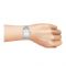 Omax Men's Chrome Square Dial With Bracelet Analog Watch, HBJ923PH13