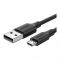 UGreen USB 2.0A To Micro USB Cable, Nickel Plating, 1.5m, Black, 60137
