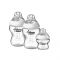 Tommee Tippee Closer To Nature 3 Baby Feeding Bottles Set, 0om+, 2x260ml + 150ml, 422770/38