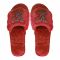 LV Style Women's Bedroom Slippers, Red, 1216