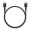 Aukey Impulse Braided Nylon USB-C To USB-C Cable, 2m, Black, CB-CD19