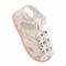 Kids Sandals With Light, For Girls, 18-5A, Beige