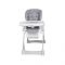Tinnies Baby Adjustable High Chair, Grey Stripes, BG-89