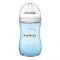 Pink Baby Superior-PP Ultra Wide Neck Feeding Bottle, Blue/Plain, 3m+, Medium Flow, 240ml, WN-115