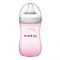 Pink Baby Superior-PP Ultra Wide Neck Feeding Bottle, Pink/Plain, 3m+, Medium Flow, 240ml, WN-116
