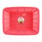 Lion Star Square Multi-Purpose Plastic Basket, Red, Small, BW-26