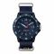 Timex Men's Expedition Solar Navy Blue Round Dial With Strap Chronograph Watch, TW4B14300
