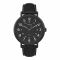 Timex Men's Black Round Dial & Textured Strap Analog Watch, TW2T73400