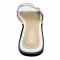 Hermes Style Women's Slippers, White