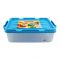 Lion Star Maxstor Food Container, 01 Blue, 11x7x4 Inches, JX-11