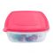 Lion Star Vitto Seal Ware Food Container, Pink, 8x7x3 Inches, 1500ml, VT-2