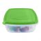Lion Star Vitto Seal Ware Food Container, Green, 8x8x3 Inches, 1500ml, VT-2