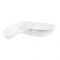 Corelle Oblong Dish White With Plastic Cover, 2.83 Liter, D-96-N