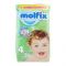 Molfix No. 4 Diapers, Maxi 7-14 KG, Jumbo Economy, 58-Pack