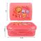 Lion Star Plastic Snap Lunch Box, 16cm (H) x 12cm (W) x 6cm (D), Pink, SB-32