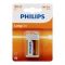 Philips Zinc Chloride Long Life 9V, Battery, 6F22L1B/97