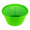 Lion Star Plastic Round Basket, Green, BW-4