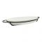 Brilliant Oval Plate With Iron Stand, 12.75 Inches, BR0049