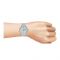 Omax Men's Desire Water Resist Sky Blue Dial & Silver Bracelet Analog Watch, GX06P66S