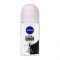 Nivea 48H Black & White Invisible Clear Deodorant Roll On, For Women, 25ml