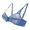 BeBelle Marvel Rosette Fabric Full Lace Bra, Denim Blue