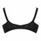 BeBelle X-Over Cup/Cross Lace Bra, Comfort & Control, Black, 1095