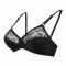 BeBelle Intimage-U Dual Layer Fabric Half Lace Bra, Beyond Basics, Black, 1266