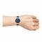 Obaku Women's Blue Round Dial With Bracelet Analog Watch, V241LXCLML