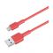 Aukey Sync & Charge iPhone Cable, 6.6ft, Red, CB-BAL2